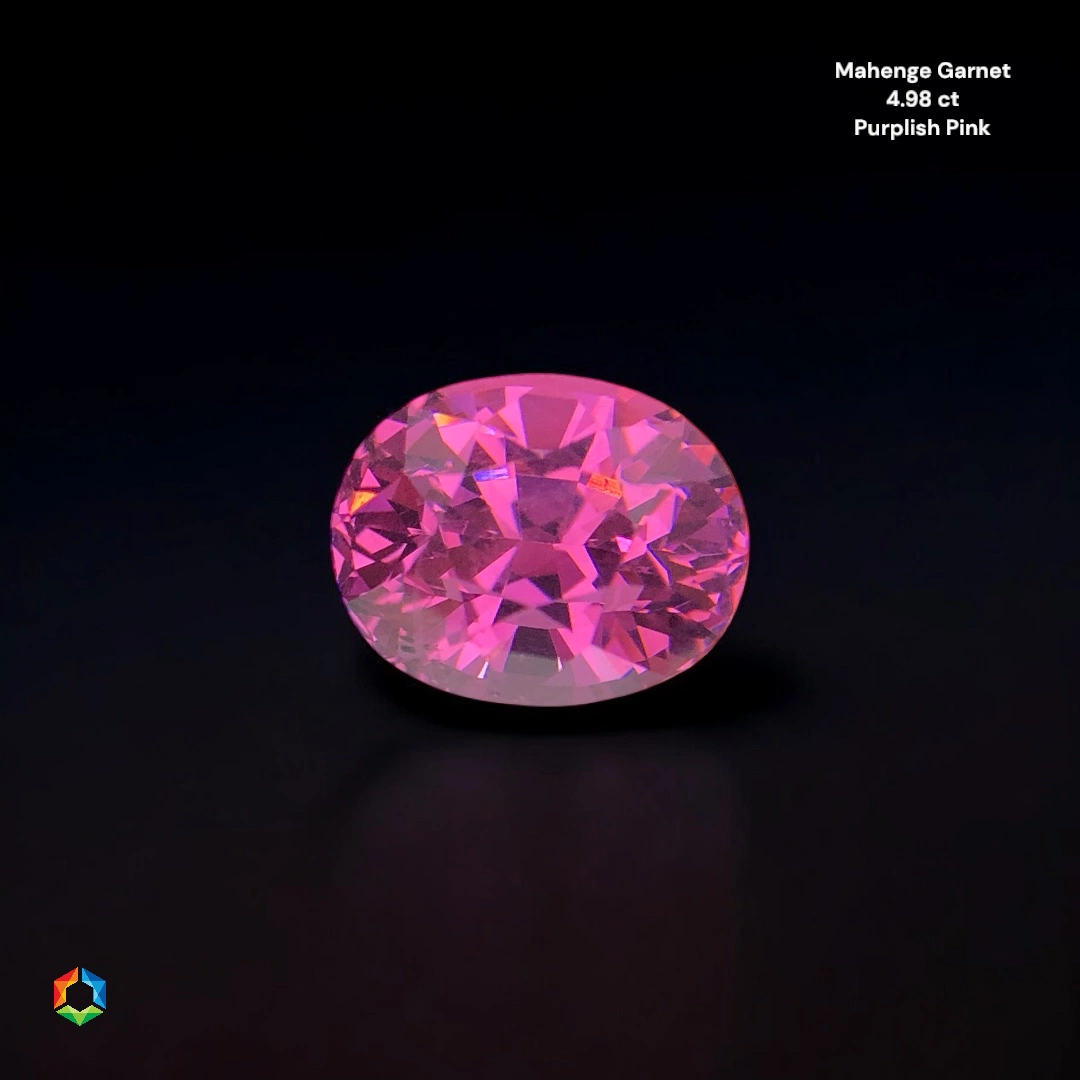 4.98 ct Pink Mahenge Garnet Oval